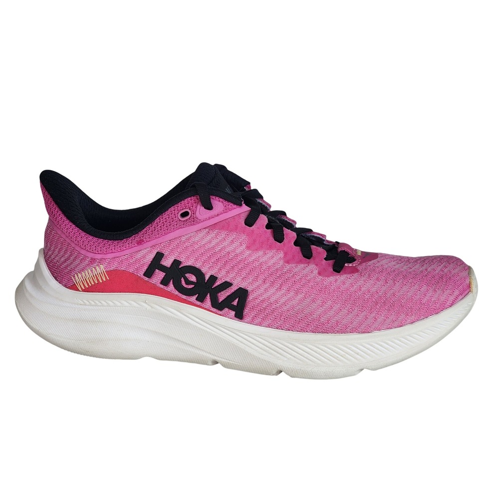 Hoka Solimar Womens Running Shoes Pink Black 1123075 SRBR Size 8.5B